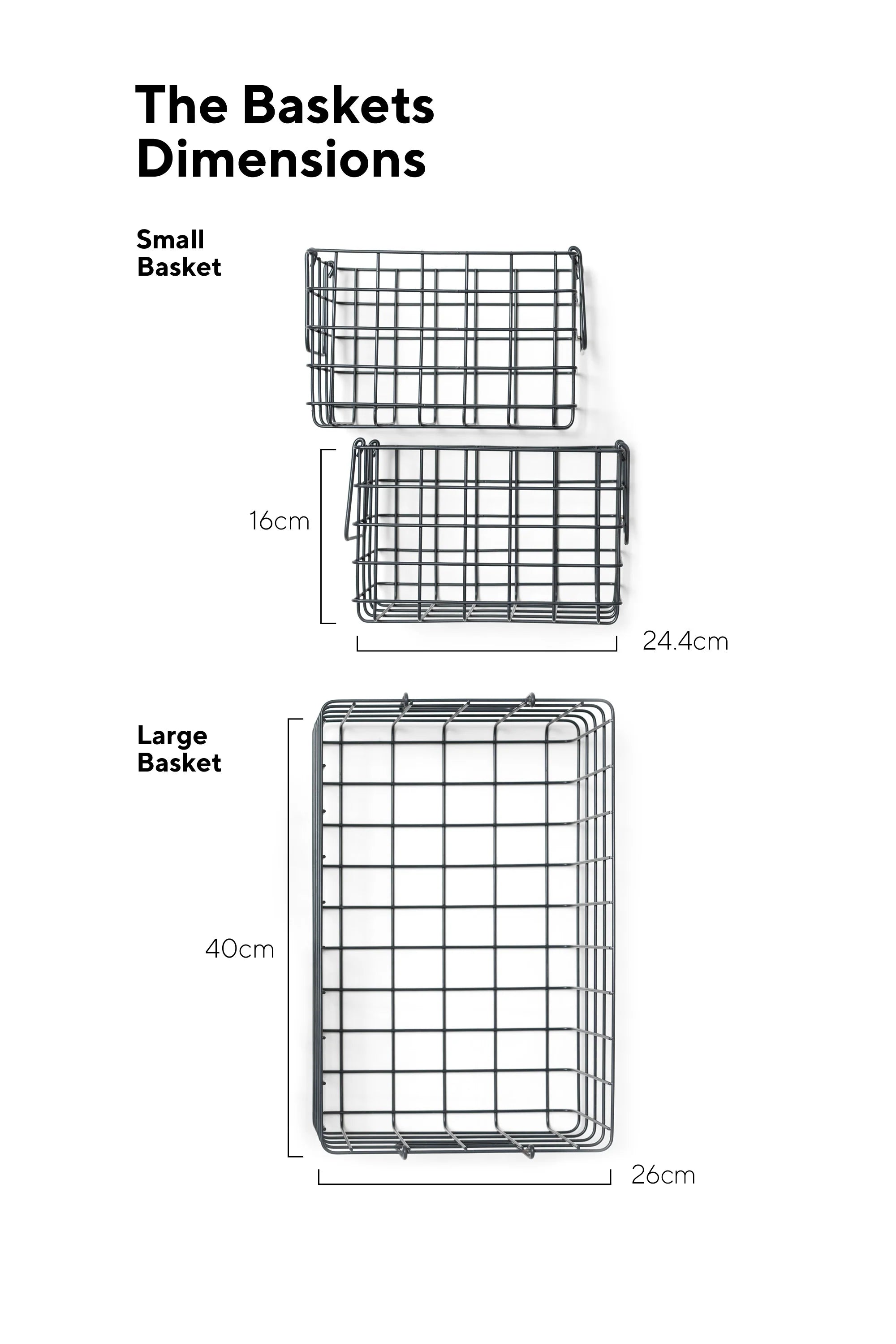 The Baskets in Slate by Mustard Made