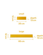 The Ledge in Mustard by MUSTARD MADE