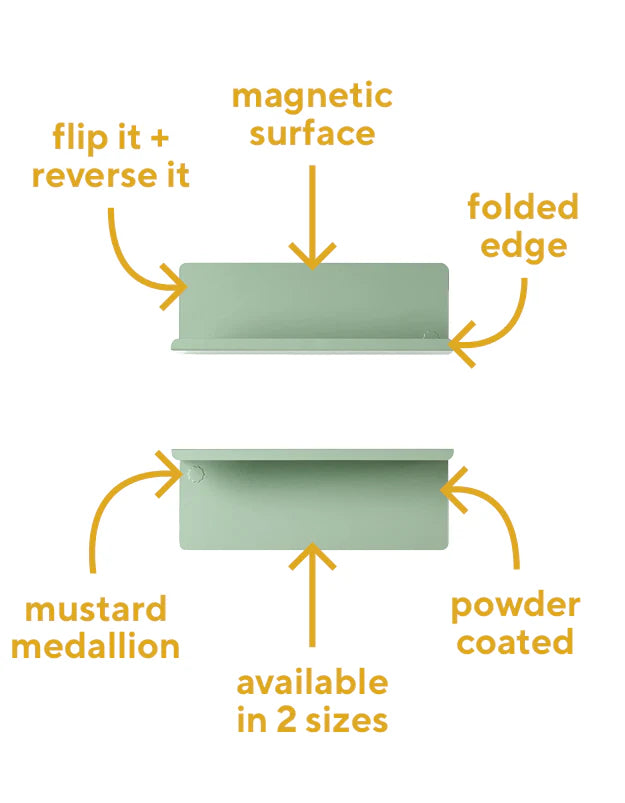 The Ledge in Sage by MUSTARD MADE