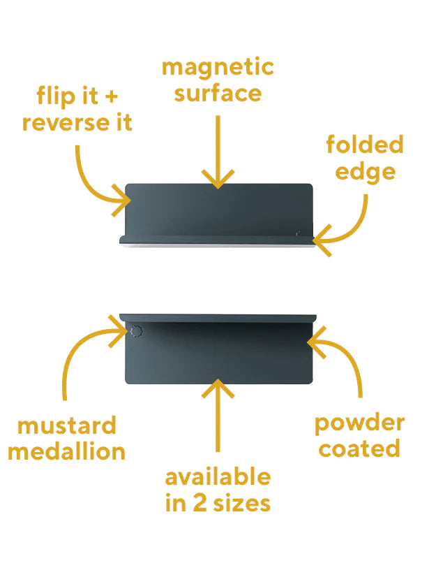 The Ledge in Slate by MUSTARD MADE