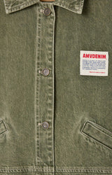 Uzatown Jacket UZA16A in Olive by American Vintage