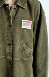 Uzatown Jacket UZA16A in Olive by American Vintage