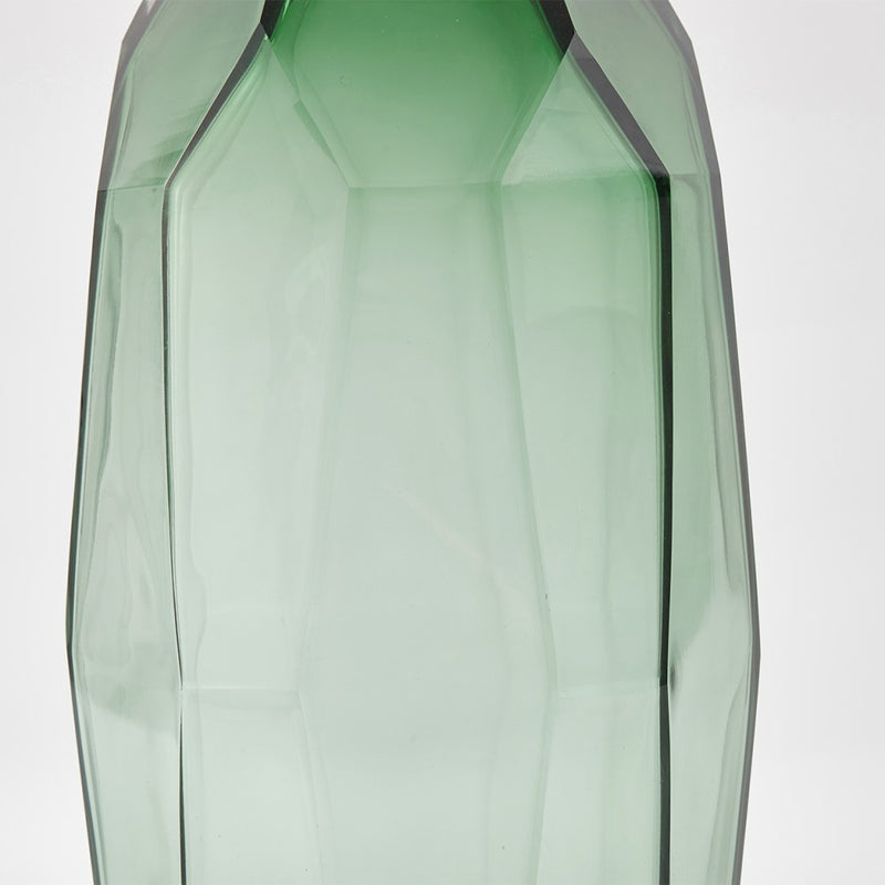 RADIANT VASE in Emerald by The Foundry