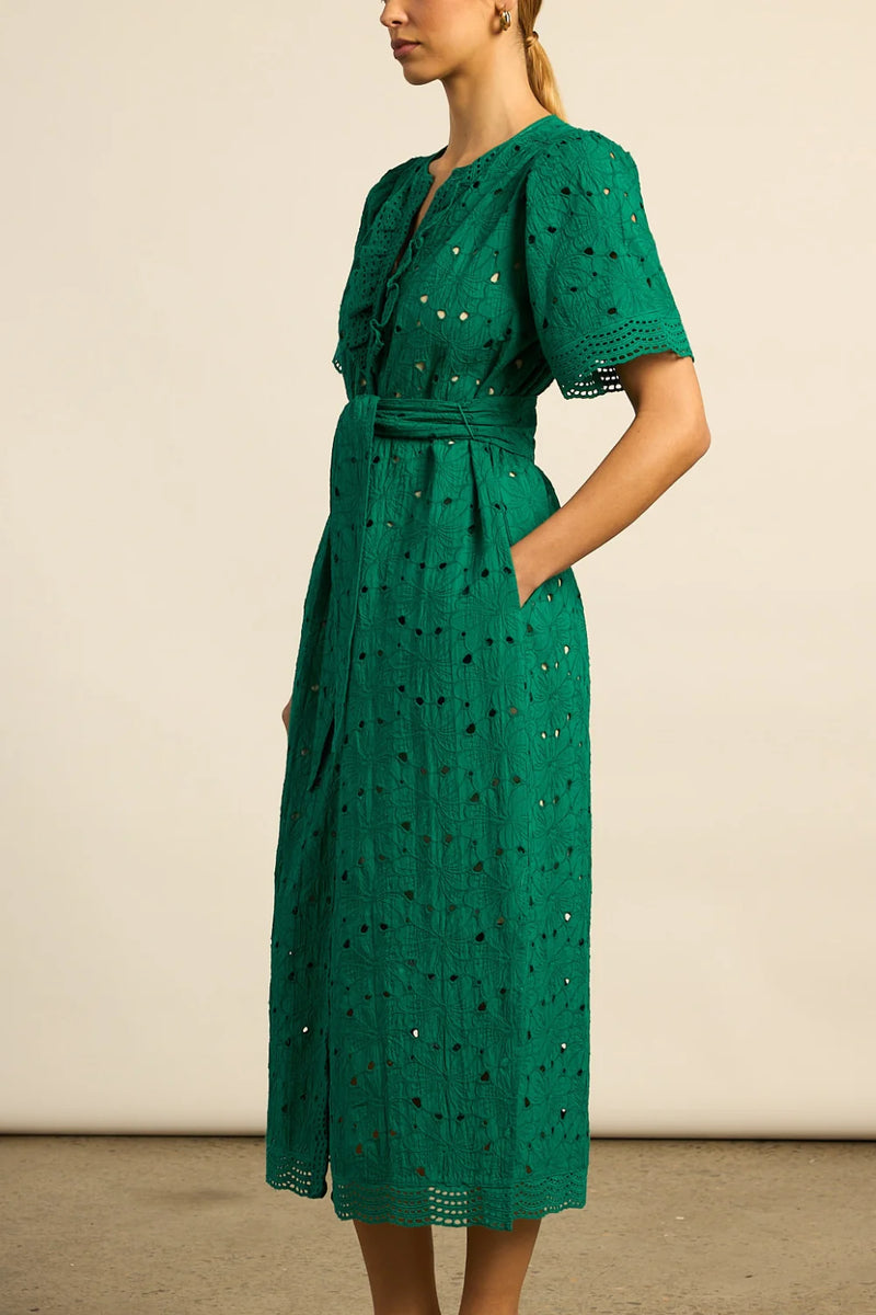 VOYAGE DRESS in Emerald from Zoe Kratzmann