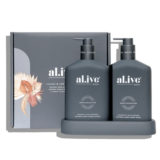 WASH & LOTION DUO in Coconut + Wild Orange by al.ive