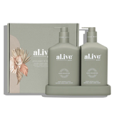 WASH & LOTION DUO in Green Pepper + Lotus by al.ive