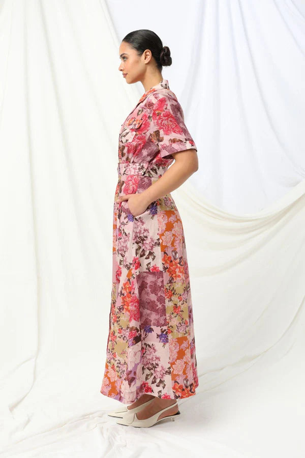 CECLIA MAXI DRESS in Cedar Mirage by Kachel