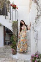 GIA MAXI DRESS in Malibu by Kachel