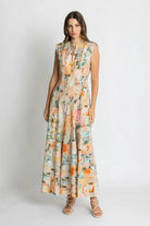 GIA MAXI DRESS in Malibu by Kachel