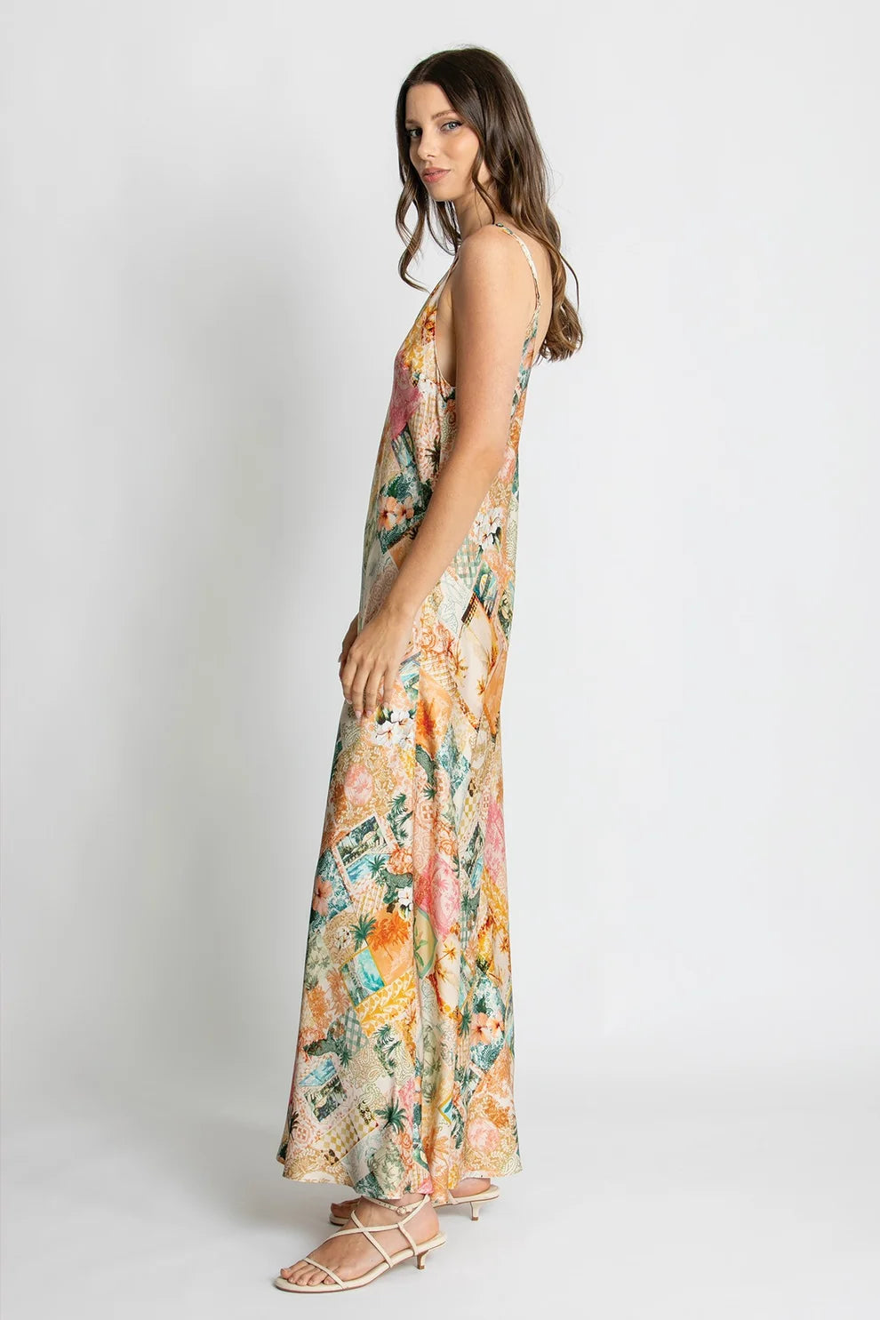 HAZEL SLIP DRESS in Malibu by Kachel