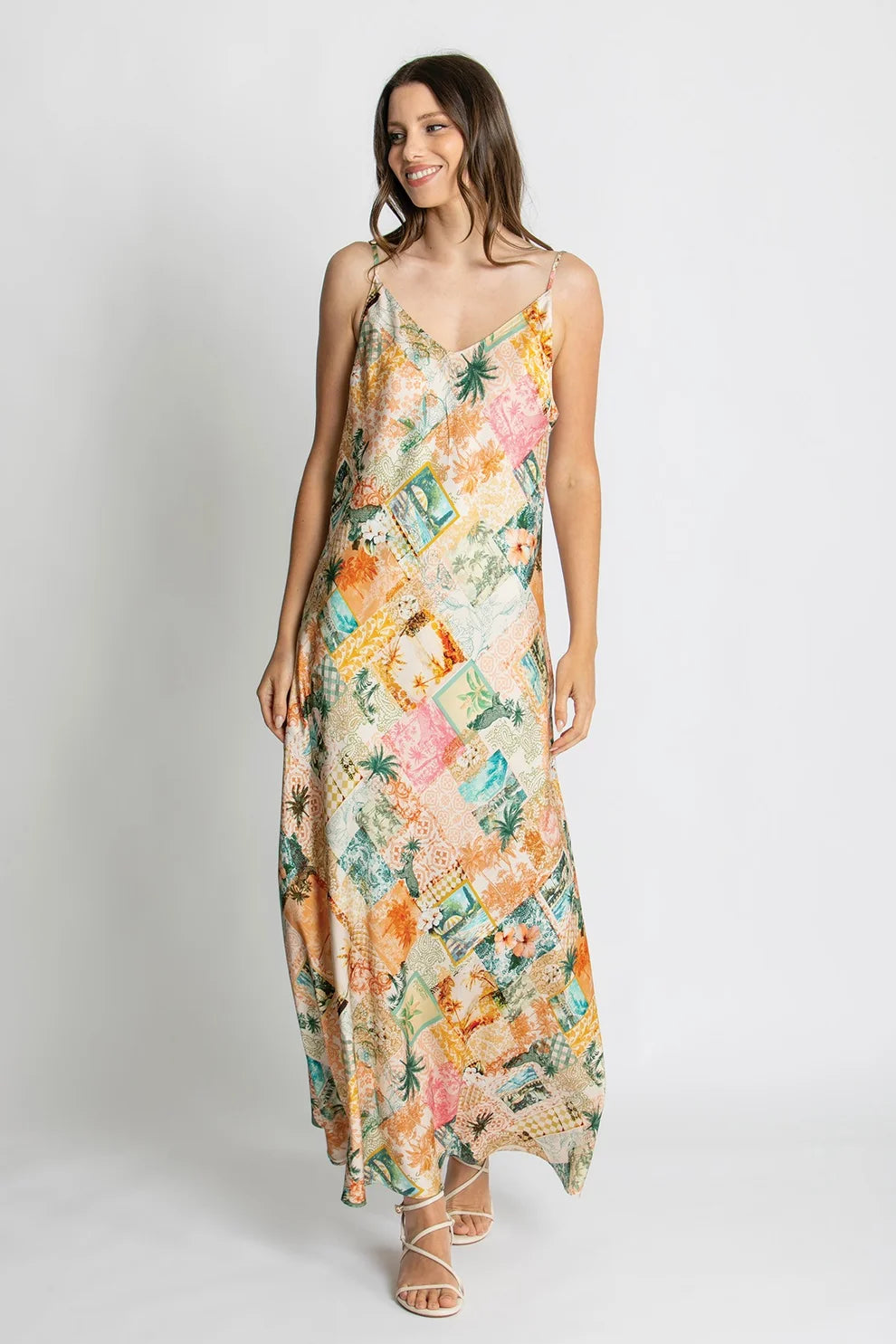 HAZEL SLIP DRESS in Malibu by Kachel