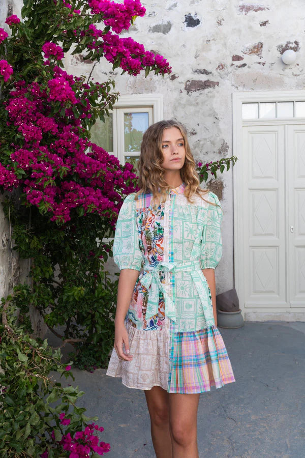 JILL MINI DRESS in Multi by Kachel