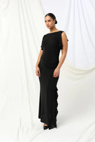 LYDIA DRESS in Black by Kachel