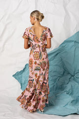 CAMILA MAXI DRESS in Celestial Rose by Kachel