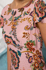 CAMILA MAXI DRESS in Celestial Rose by Kachel