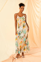  MAXI SLIP DRESS in Vacanza by Kachel