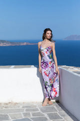 SANDRA SLIP MAXI DRESS by Kachel