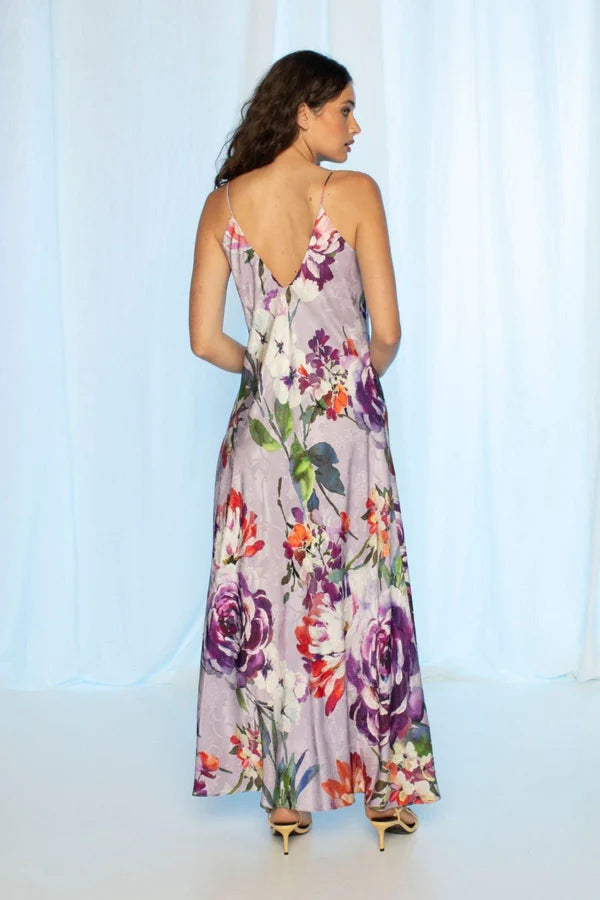 SANDRA SLIP MAXI DRESS by Kachel