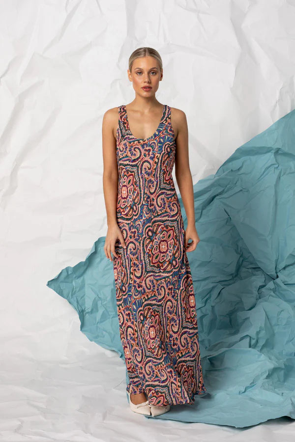 VICTORIA MAXI DRESS in Oasis by Kachel