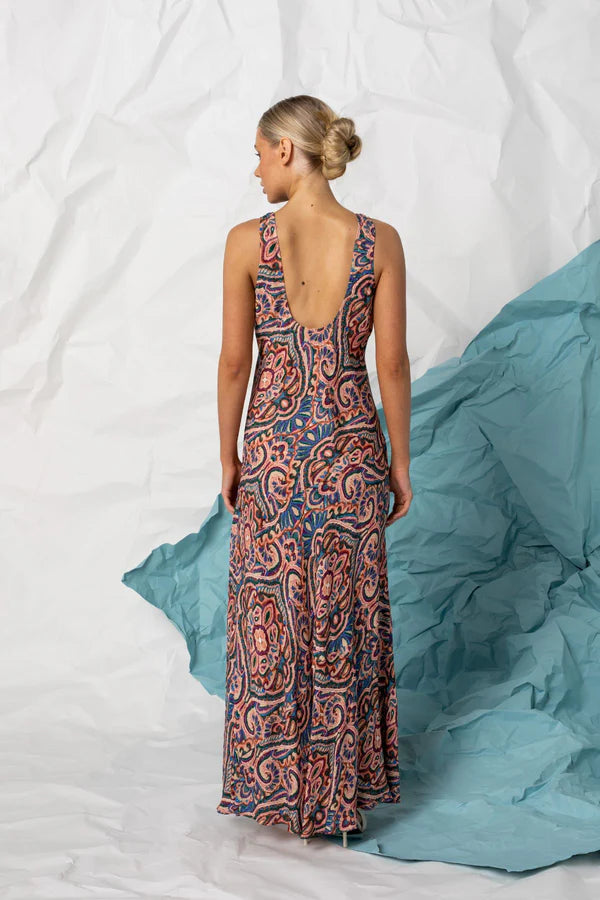 VICTORIA MAXI DRESS in Oasis by Kachel