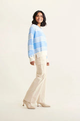 Alessandra CASCADE SWEATER in Cornflower