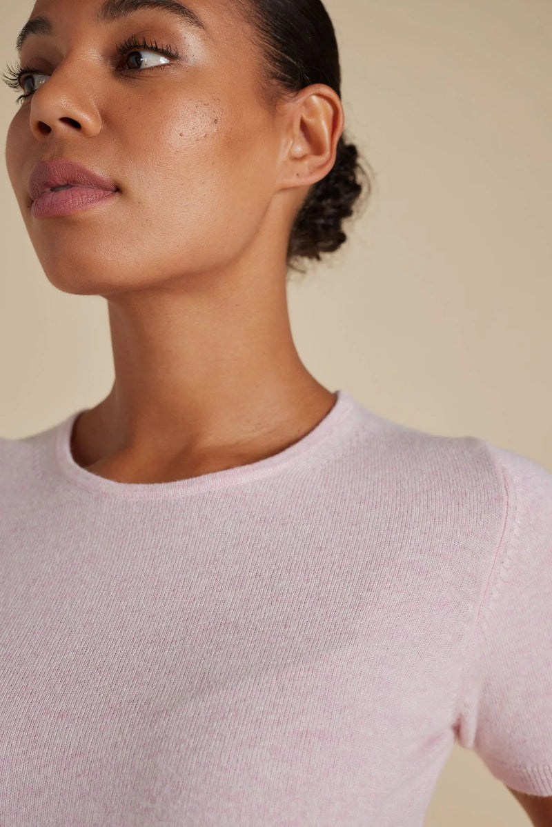 Alessandra MARCIE KNIT TOP in ROSEBUD