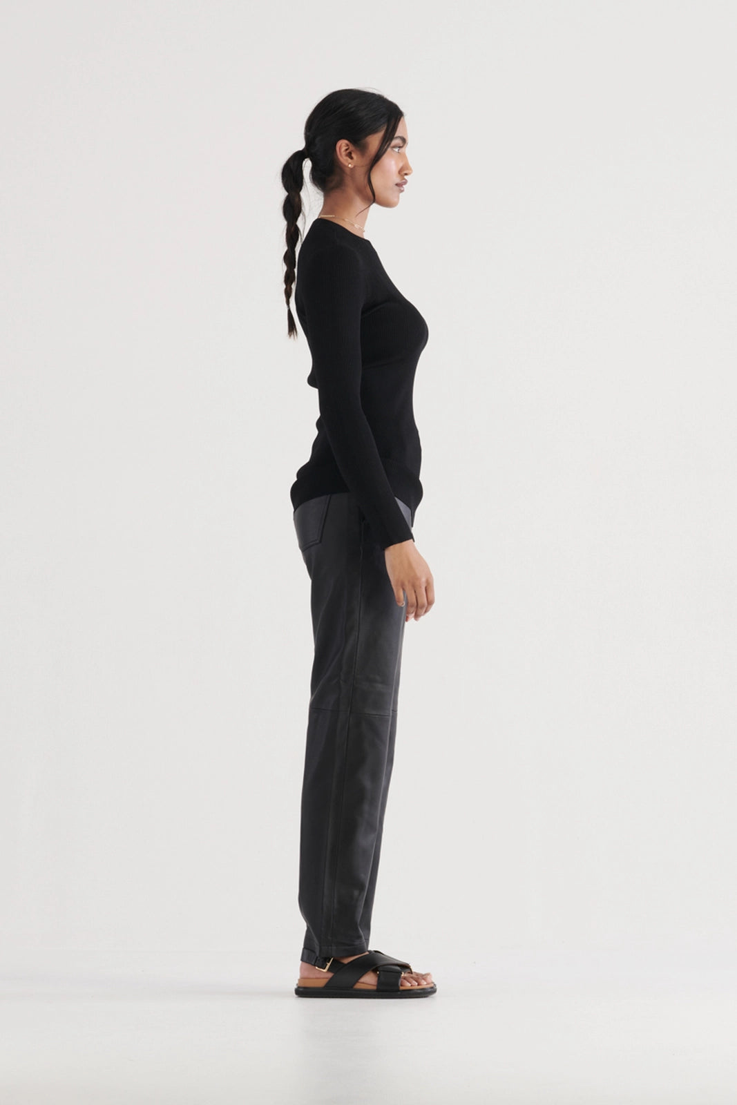 Elka Collective | NOLA LS TOP | Black - Darling & Domain