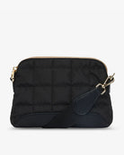 SOHO CROSSBODY BAG in Black + Oyster by Elms and King