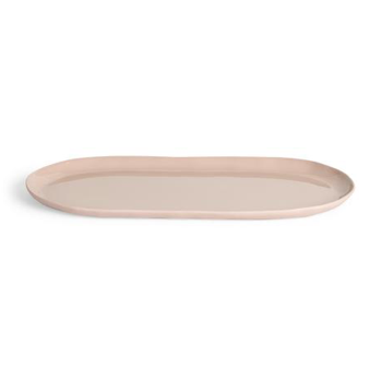 CLOUD OVAL PLATE LARGE | Icy Pink