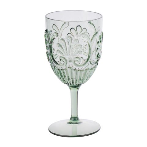 Flair Gifts & Home | ACRYLIC WINE GLASS | Sage Green