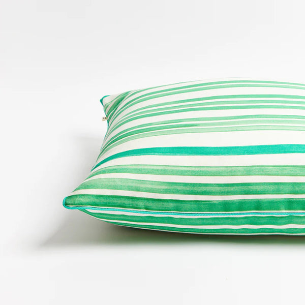 STRIPE OUTDOOR CUSHION 60cm in Green from Bonnie and Neil