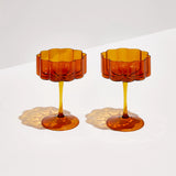 WAVE COUPE SET in Amber from Fazeek