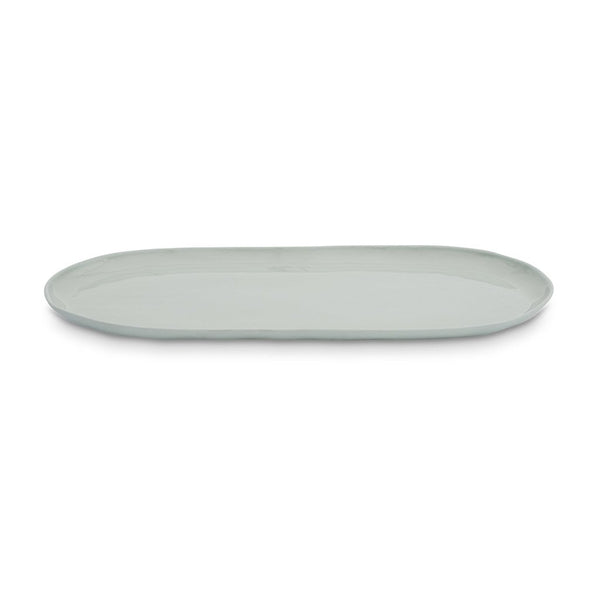 CLOUD OVAL PLATE LARGE | Light Blue