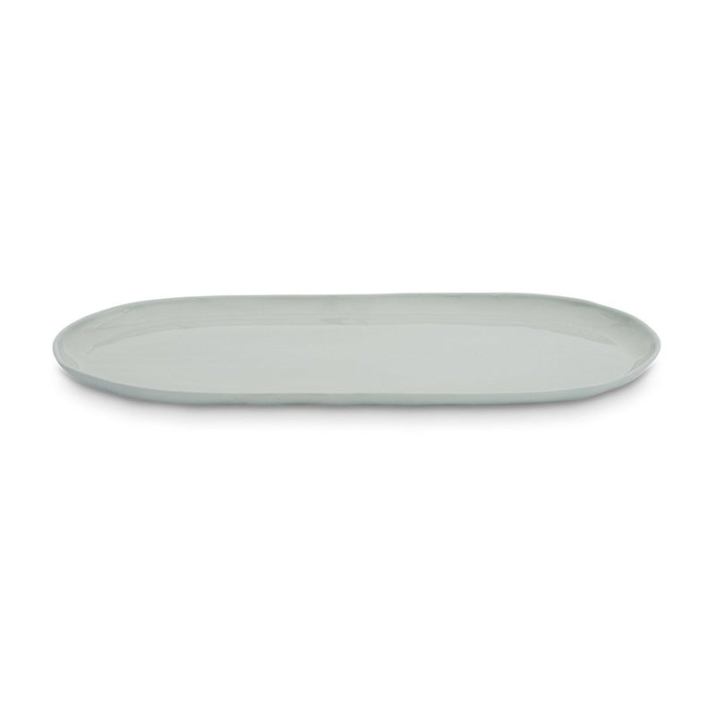 CLOUD OVAL PLATE LARGE | Light Blue